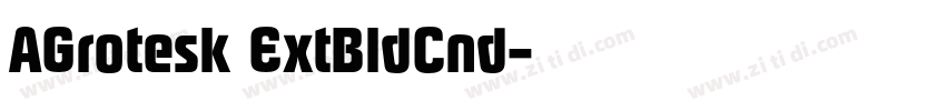 AGrotesk ExtBldCnd字体转换